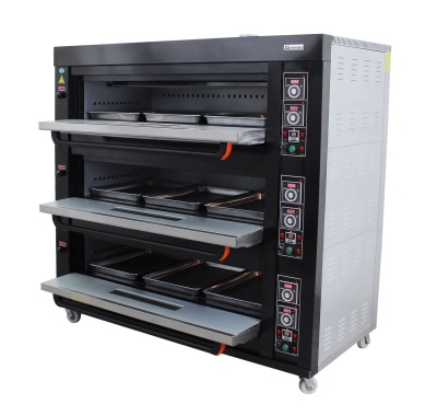 Печь подовая ярусная Miratek BK-39G (газовая) - внешний вид оборудования