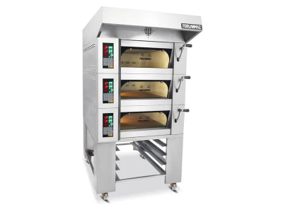 3-х ярусная подовая печь Porlanmaz PMKF 12 хлебопекарная  - внешний вид оборудования